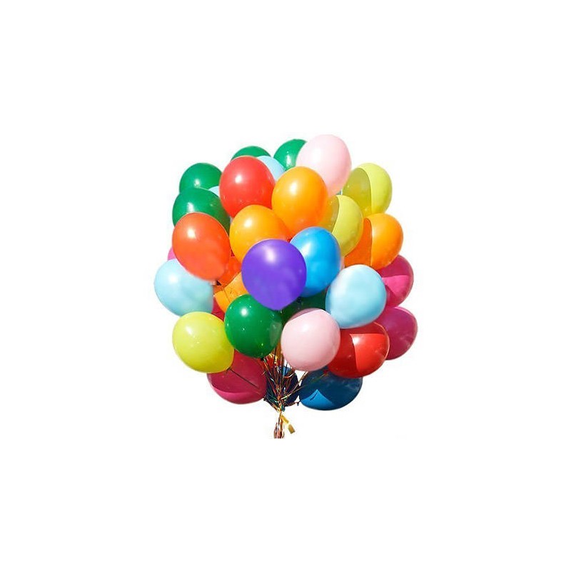 Multi-Color Large Metallic Balloons are 
