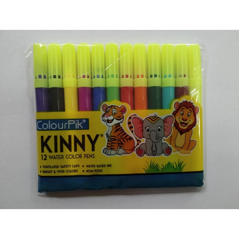 DOMS Aqua (12,24) Colour Sketch Pens – TheKalamStore