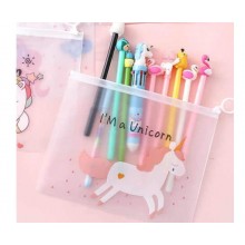 Transparent Pouch-Unicorn