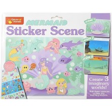 Remove and Reuse Sticker Book-Mermaid