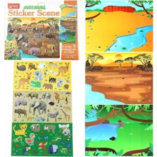 Remove and Reuse Sticker Book-Animal