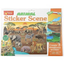 Remove and Reuse Sticker Book-Animal