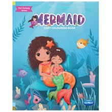 Mermaid Copy Colouring Book