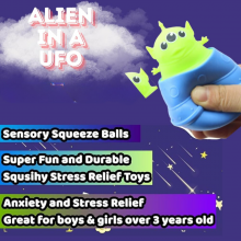 Squeeze Toy-Alien UFO