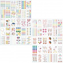 Kawaii Tattoo Cards-60 Sheets