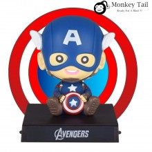 Bobblehead Action Figure with Mobile Holder-Captian America