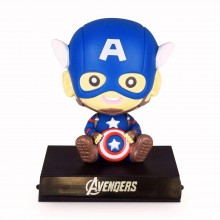 Bobblehead Action Figure with Mobile Holder-Captian America