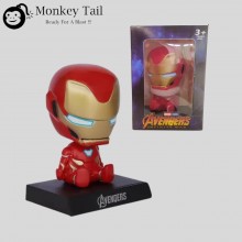 Bobblehead Action Figure with Mobile Holder-Ironman