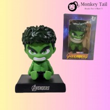 Bobblehead Action Figure with Mobile Holder-Hulk