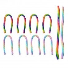 Rainbow Stretchy Rubber Noodles Fidget Toy