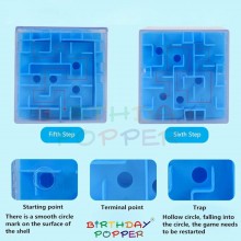 Maze Puzzle Cube Keychains