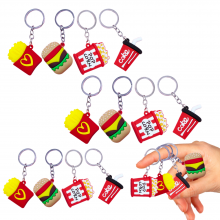 Keychain-Fast Food Party