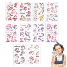 Temporary Tattoo Sheets-Unicorn