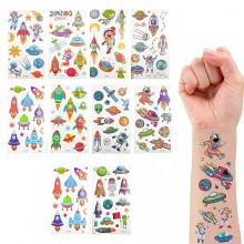 Temporary Tattoo Sheets-Space