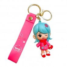 Keychain-Blue Twinkle-Barbie