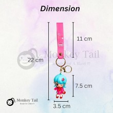 Keychain-Blue Twinkle-Barbie